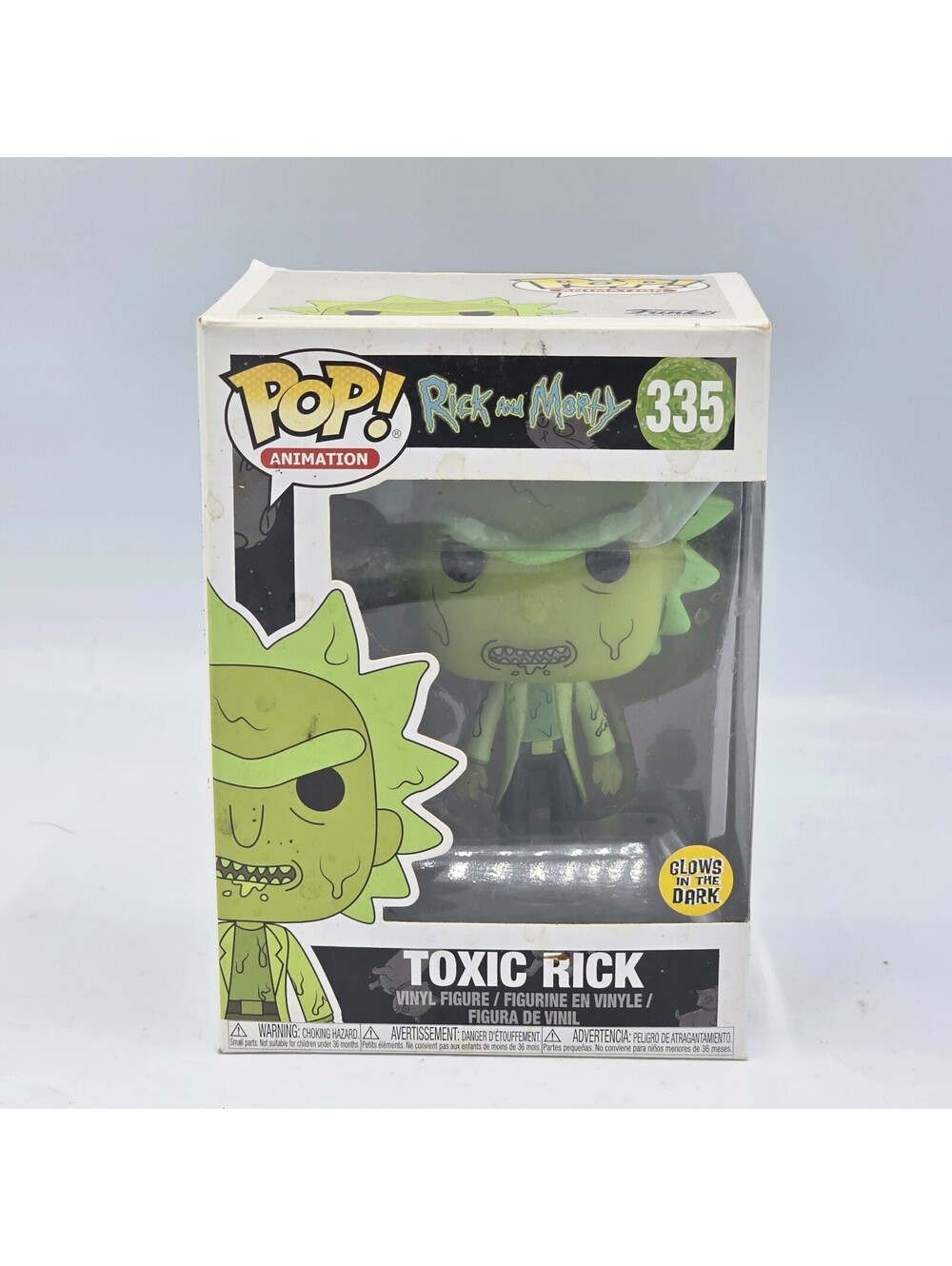 Rick and Morty #335 Toxic Rick GITD Funko Vinyl Pop